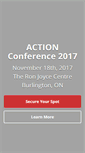 Mobile Screenshot of actionconference.com